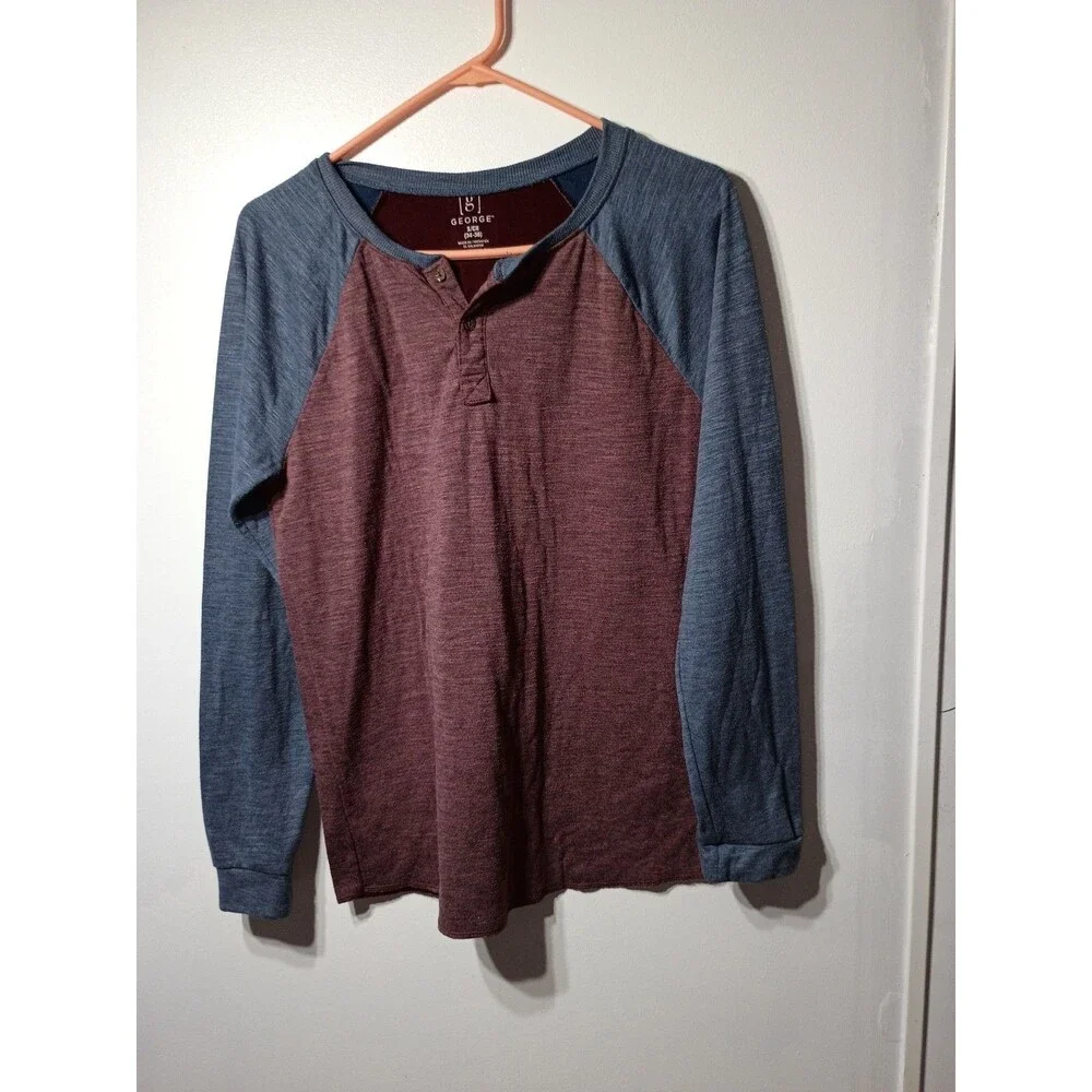 George blue burgundy